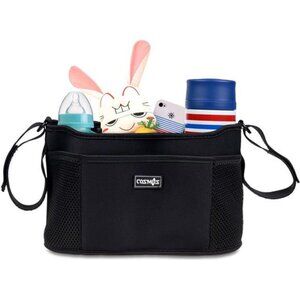 Stroller Organizer Diaper Bag Stroller Accessories Travel Bag with Drink Holders